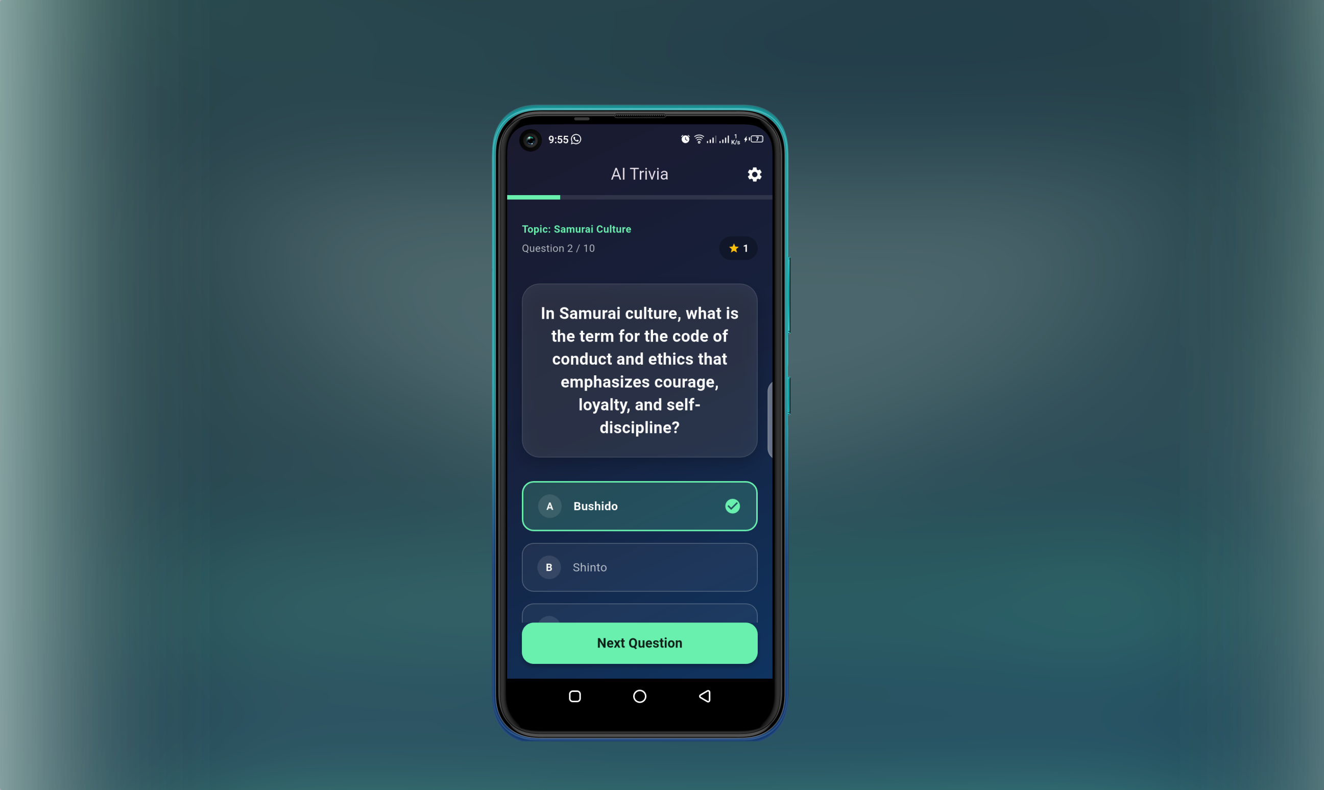 AI based trivia App