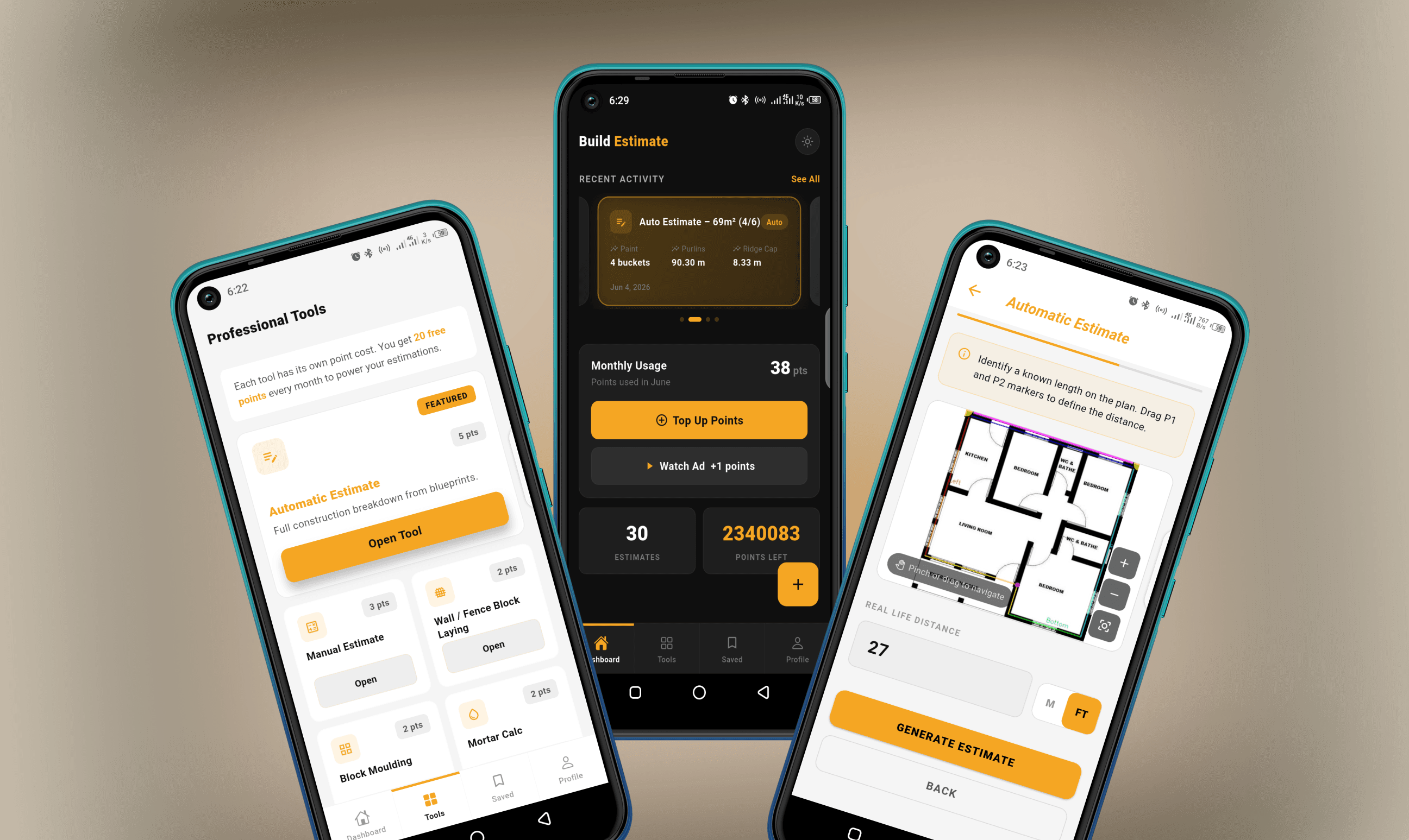 Building Material Estimator
